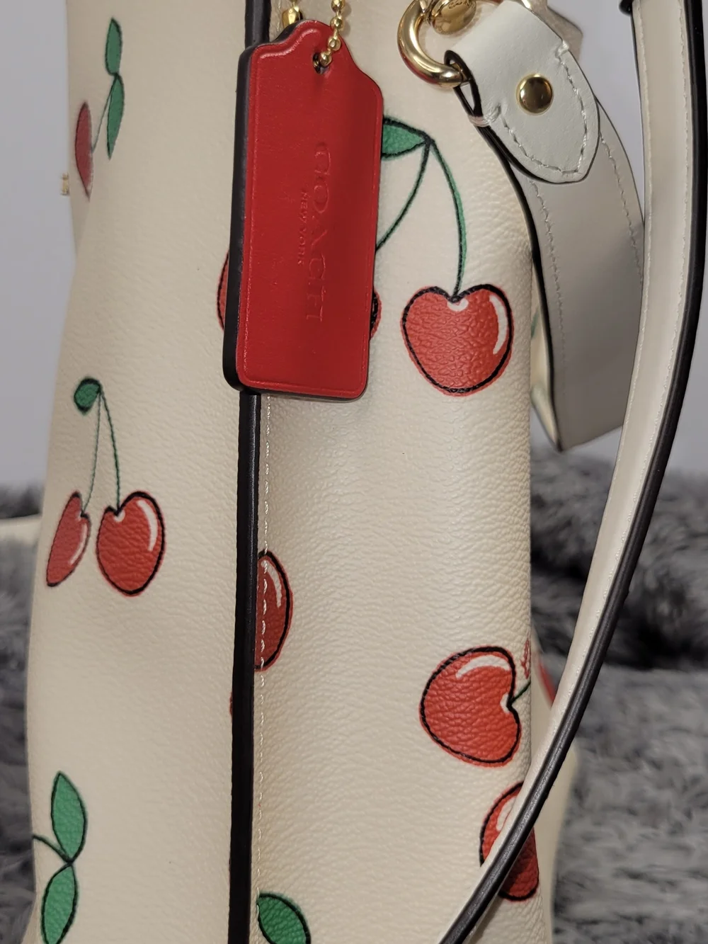 Coach cherry print